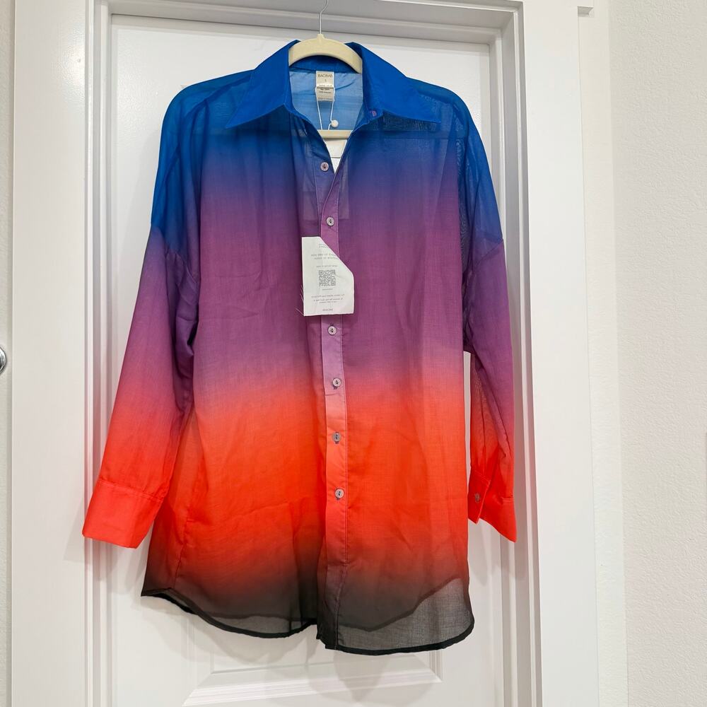 NWT Baobab Lulu Shirt in Northern Lights Size Small - Picture 3 of 6